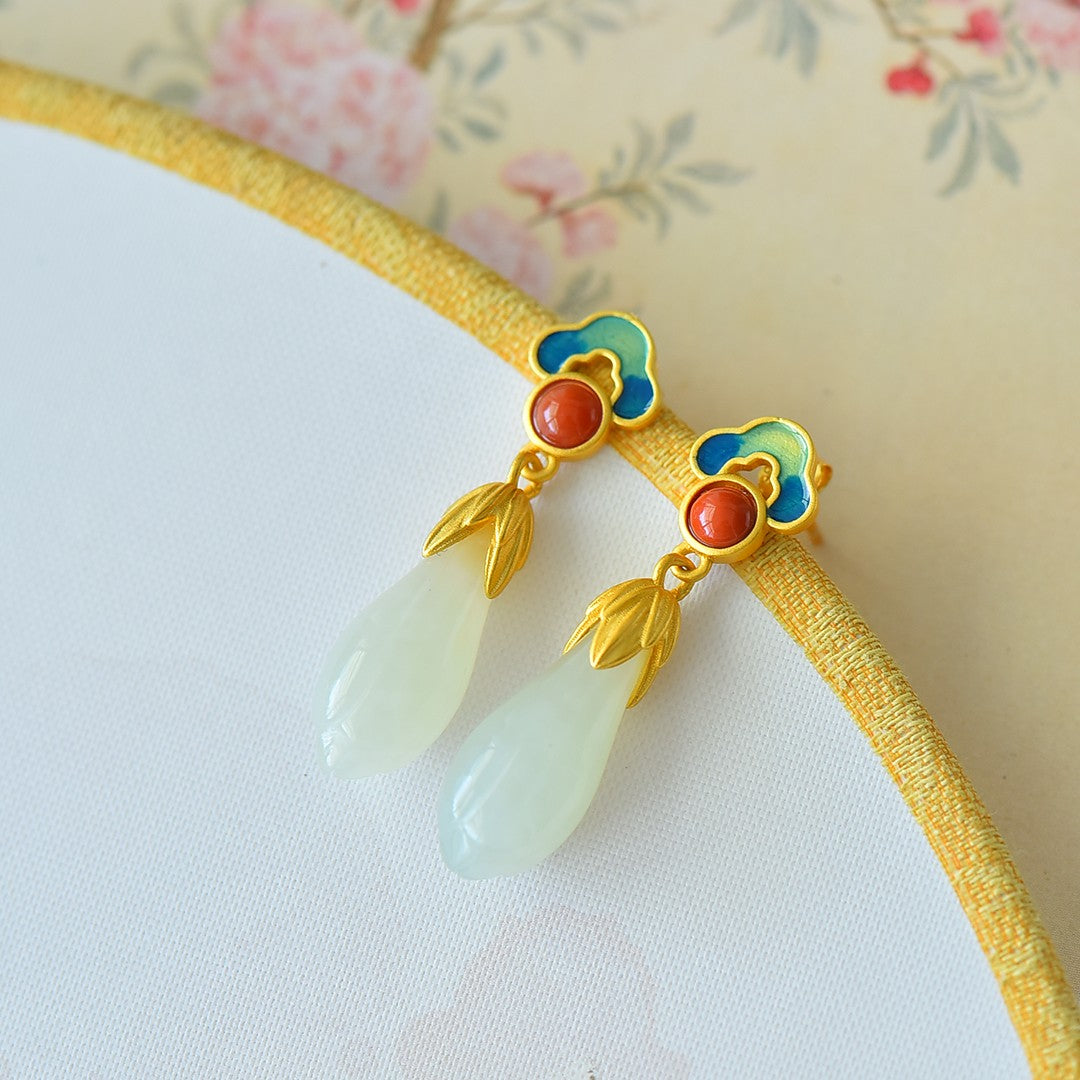 925_Silver_Nephrite_Earrings_Fine_Texture_185