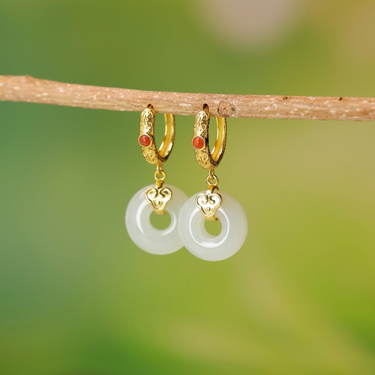 925_Silver_Nephrite_Earrings_Fine_Texture_173