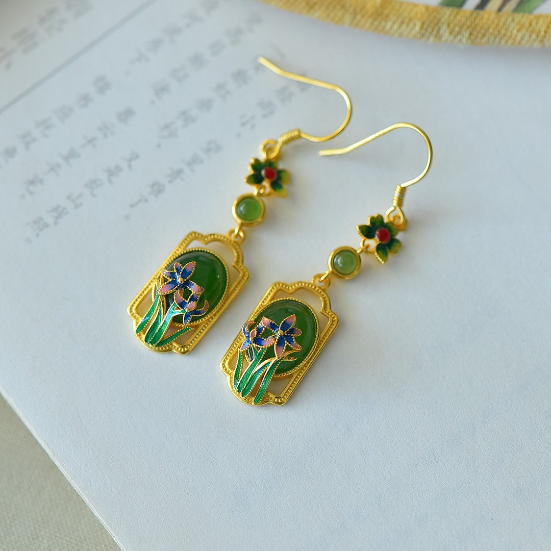 925_Silver_Nephrite_Green_Jade_Earrings_248