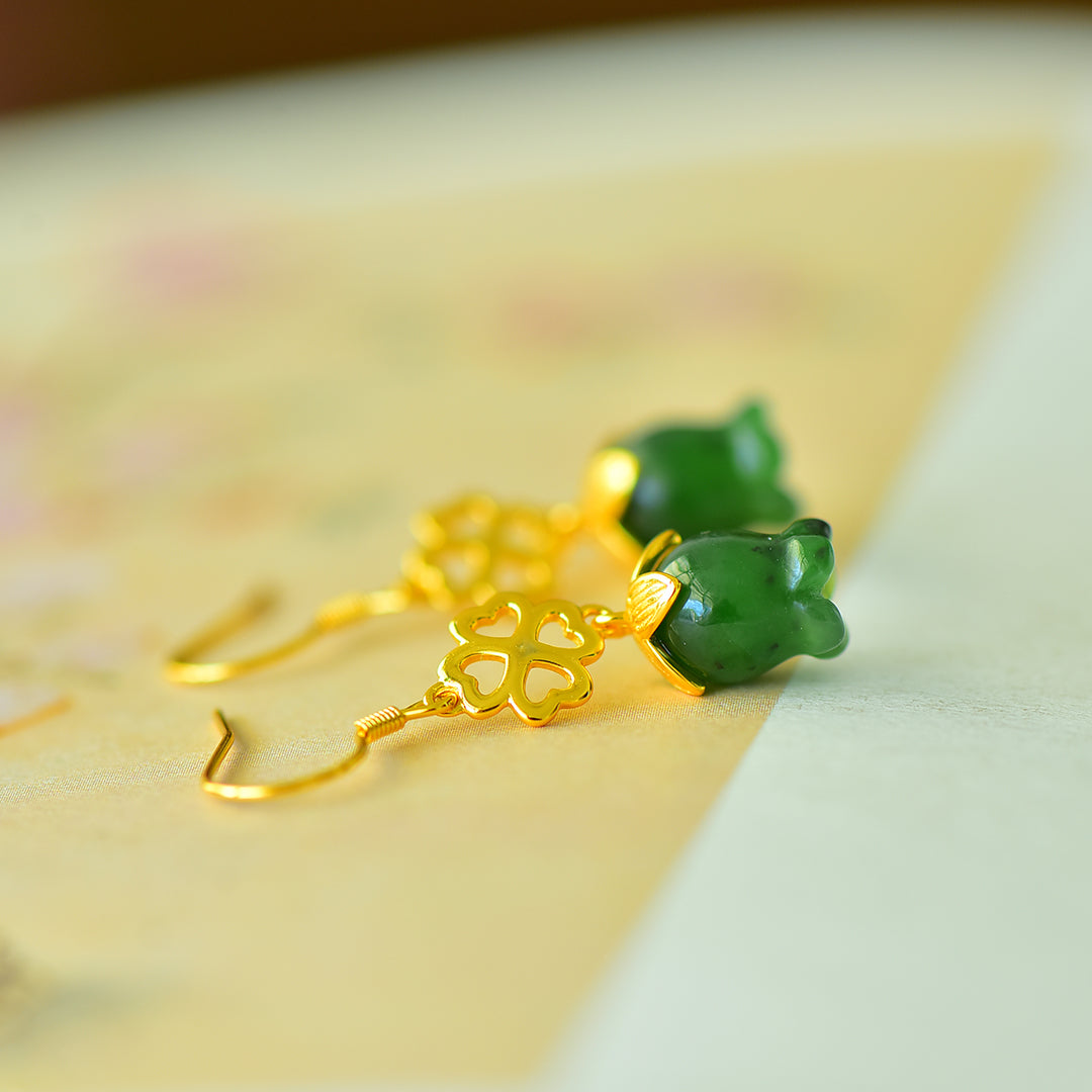 925_Silver_Nephrite_Green_Jade_Earrings_194