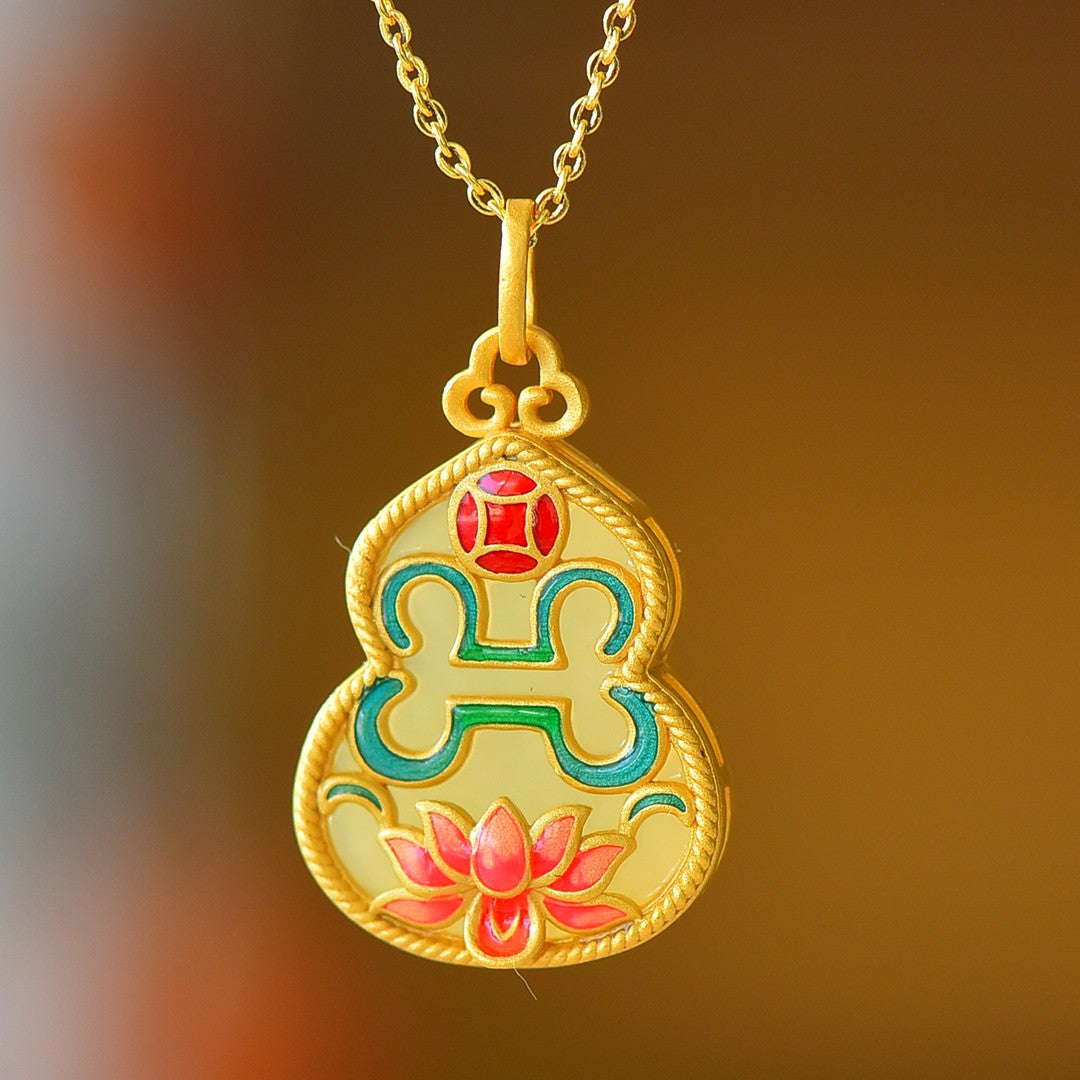 S925_Sterling_Silver_Hetian_Jade_Pendant_Lotus_Gourd_2