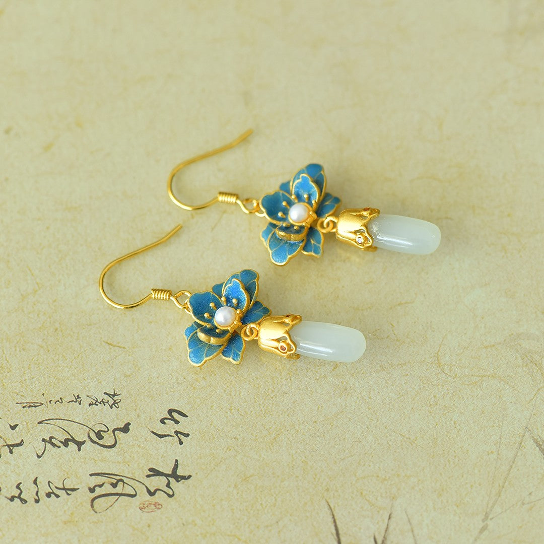 925_Silver_Nephrite_Earrings_Elegant