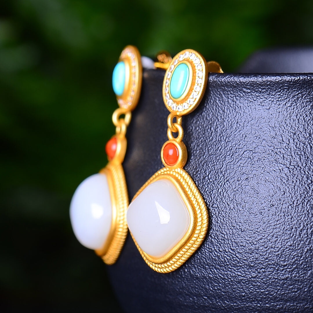 925_Silver_Best_Seller_Nephrite_Earrings_Exquisite