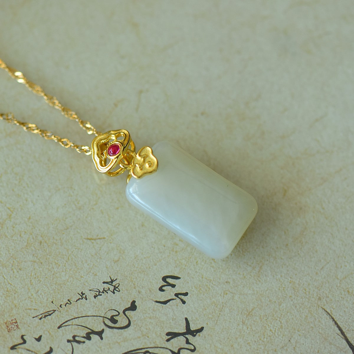 S925_Sterling_Silver_Hetian_Jade_Ruyi_Pendant_Auspicious_Cloud