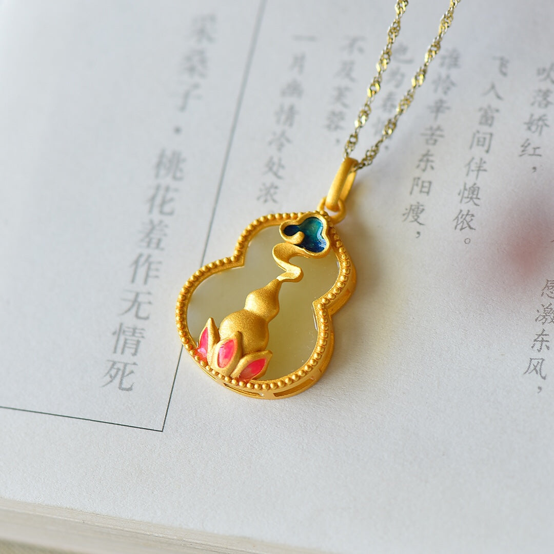 S925_Sterling_Silver_Hetian_Jade_Pendant_Gourd_8