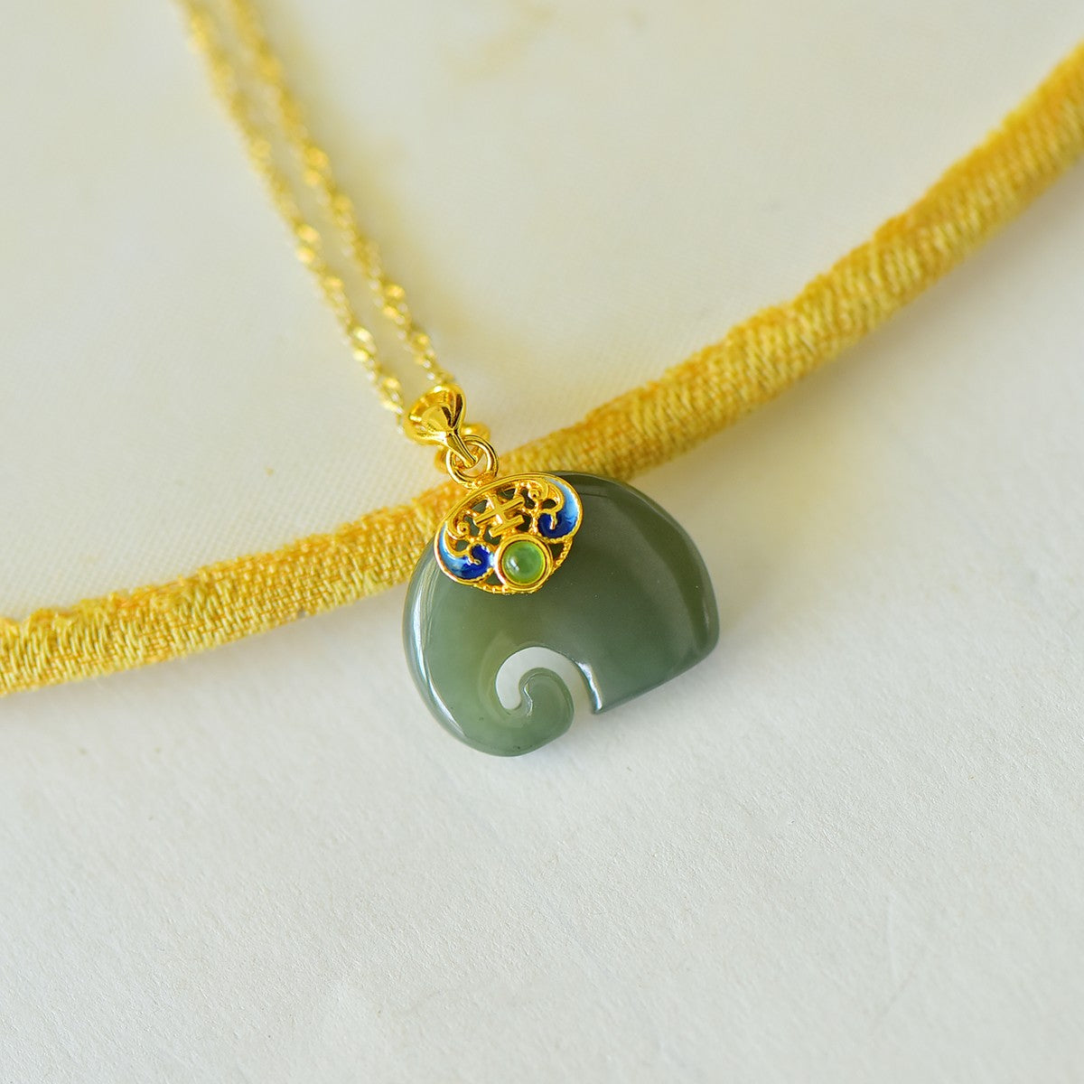S925_Sterling_Silver_Hetian_Jade_Qingshui_Jade_Pendant