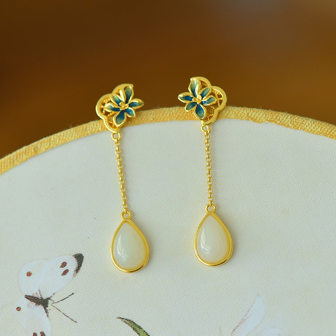 925_Silver_Nephrite_Earrings_Simple_Elegant_101