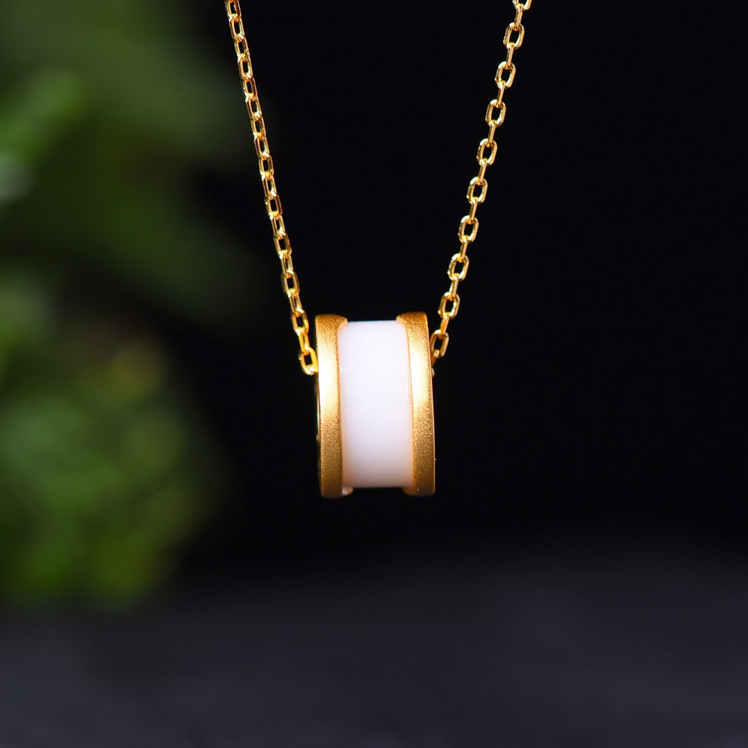 S925_Sterling_Silver_Hetian_Jade_Pendant_Jewelry_Set