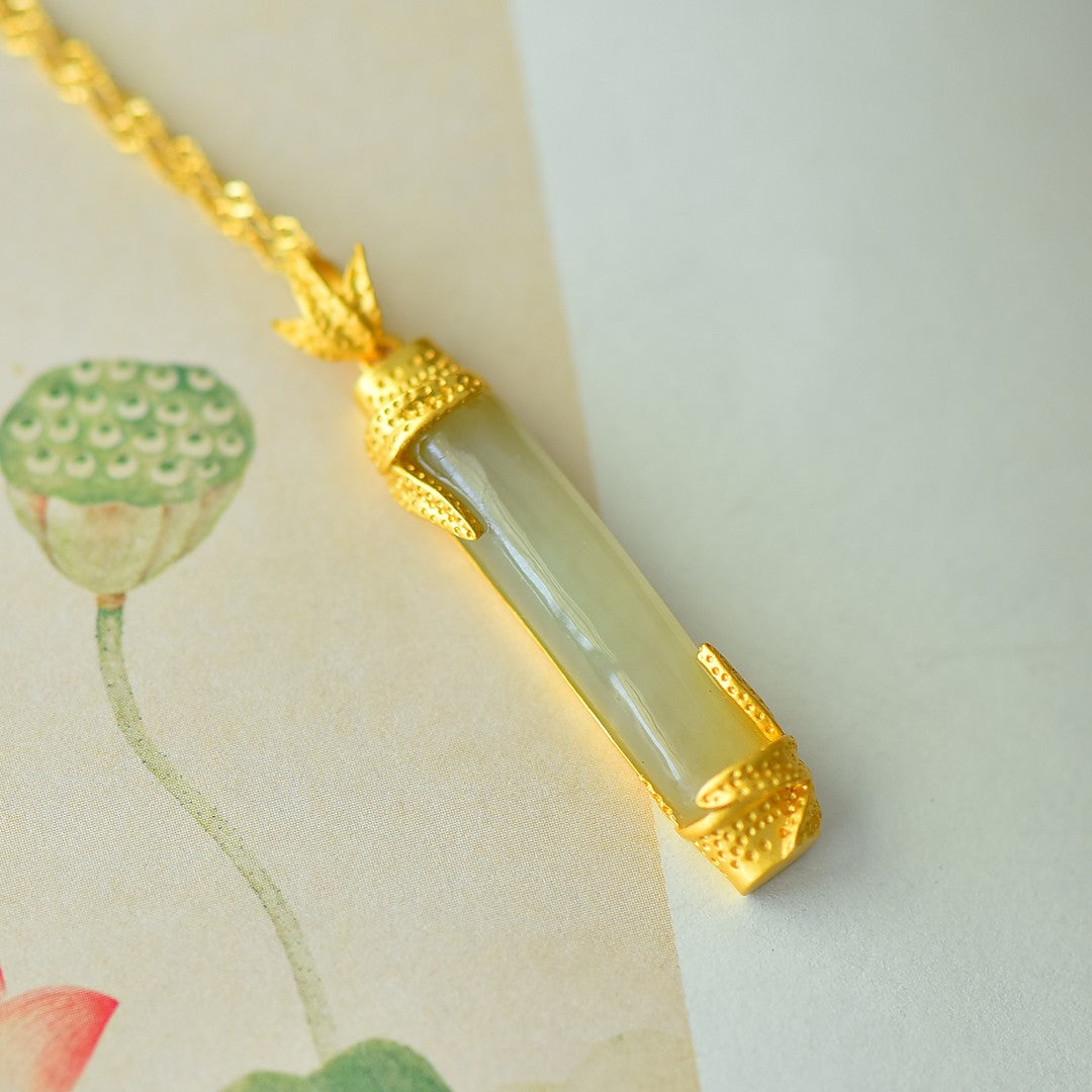 S925_Sterling_Silver_Hetian_Jade_Pendant_Bamboo_3