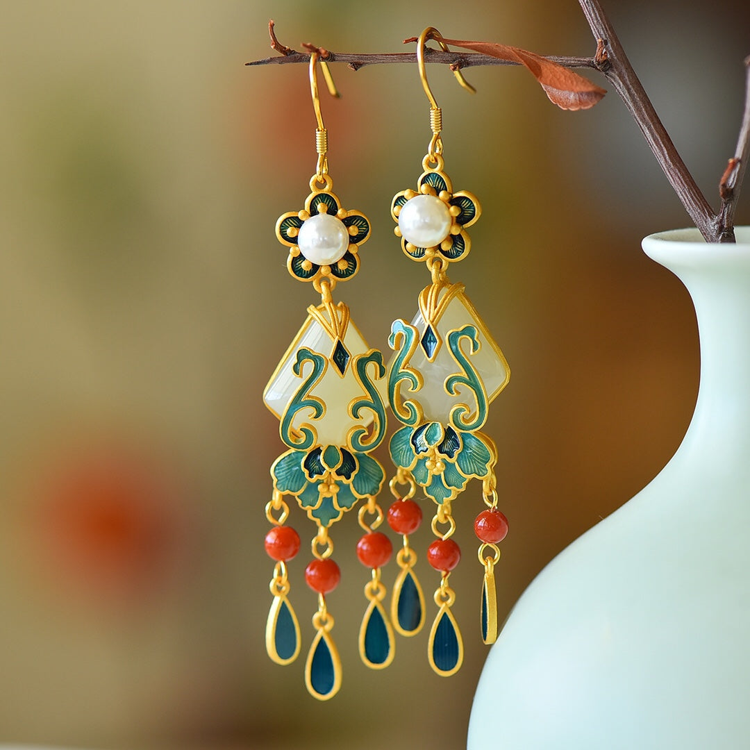 925_Silver_Best_Seller_Nephrite_Earrings_Fashion