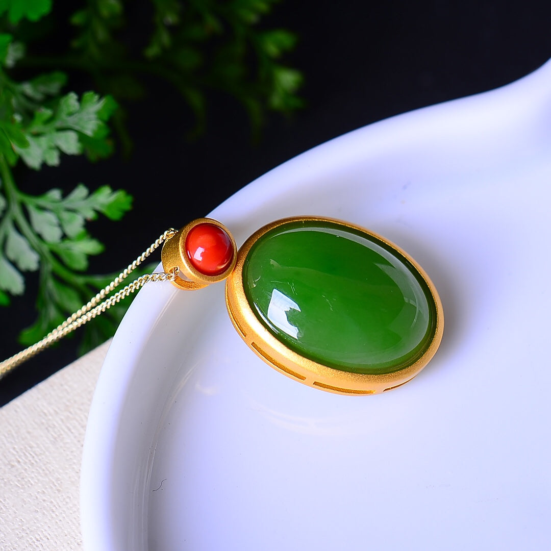 S925_Sterling_Silver_Hetian_Jade_Hetian_Jasper_Pendant