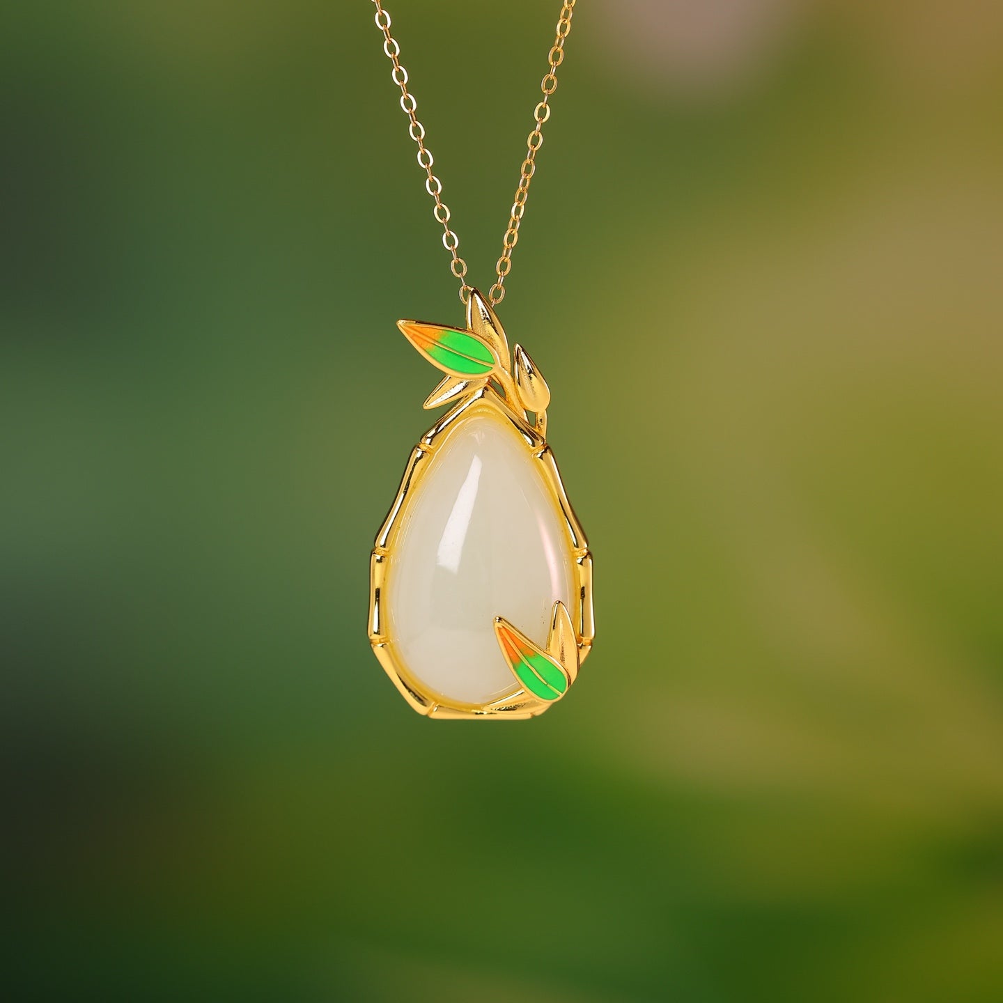 S925_Sterling_Silver_Hetian_Jade_Pendant_Bamboo_1