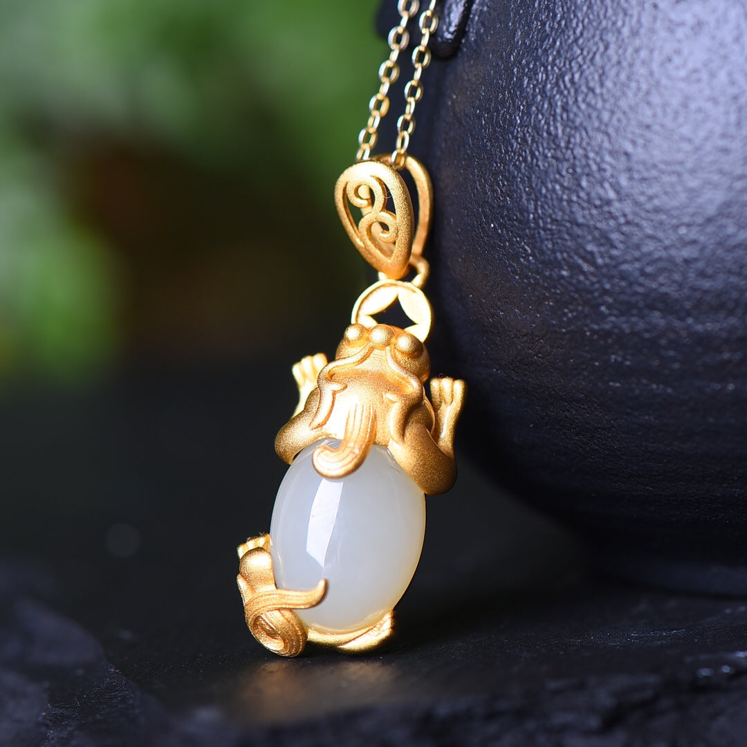 S925_Sterling_Silver_Hetian_Jade_Pendant_Pixiu_1