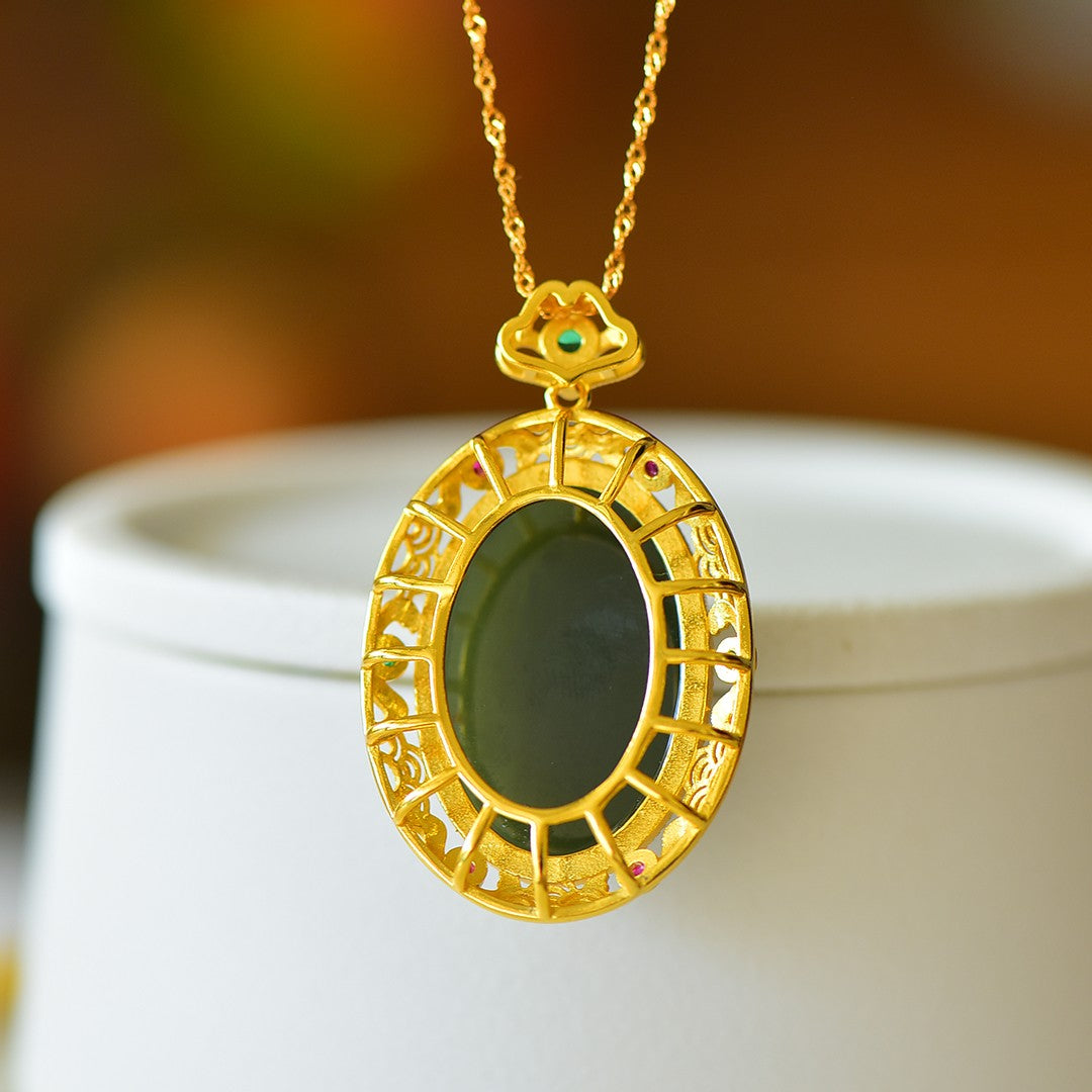 S925_Sterling_Silver_Hetian_Jade_Qingshui_Jade_Pendant_6