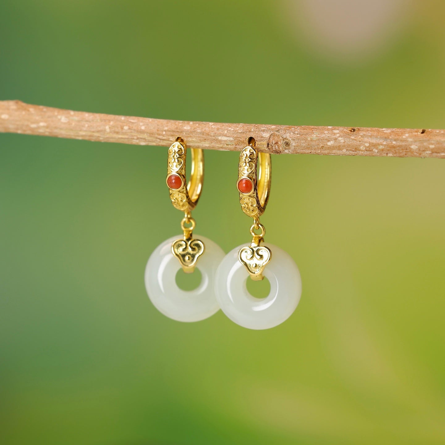 925_Silver_Nephrite_Earrings_Fine_Texture_173