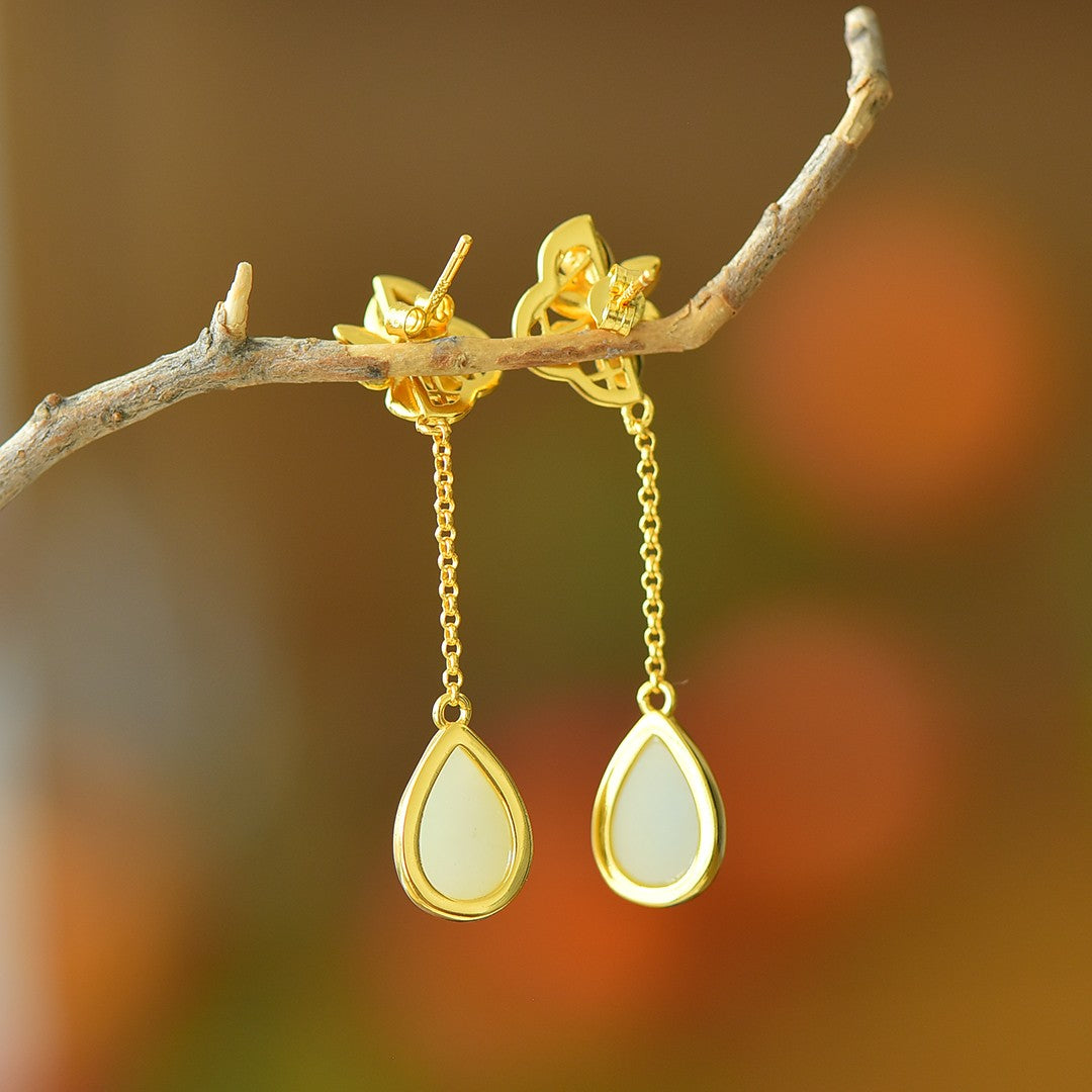 925_Silver_Nephrite_Earrings_Simple_Elegant_101