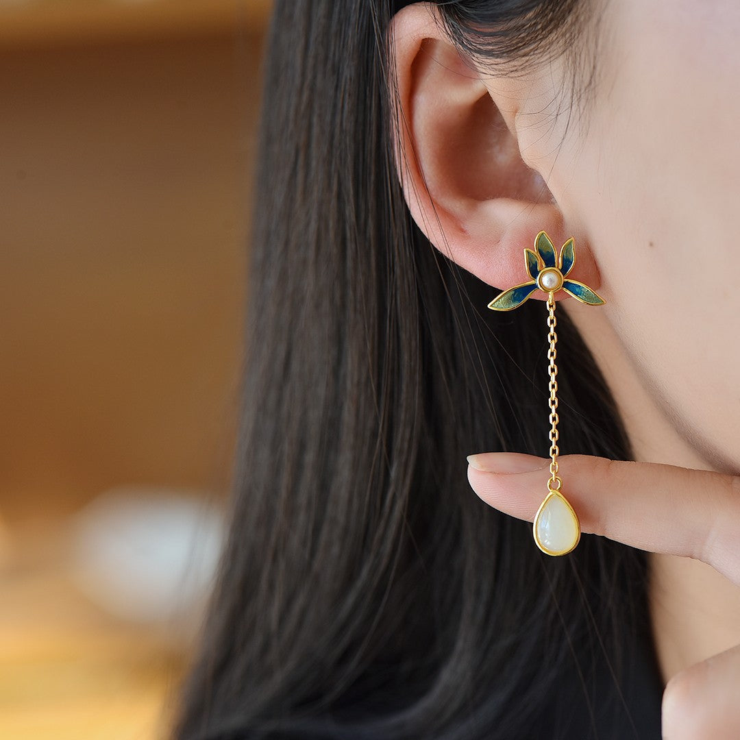 925_Silver_Nephrite_Earrings_Simple_Elegant_82