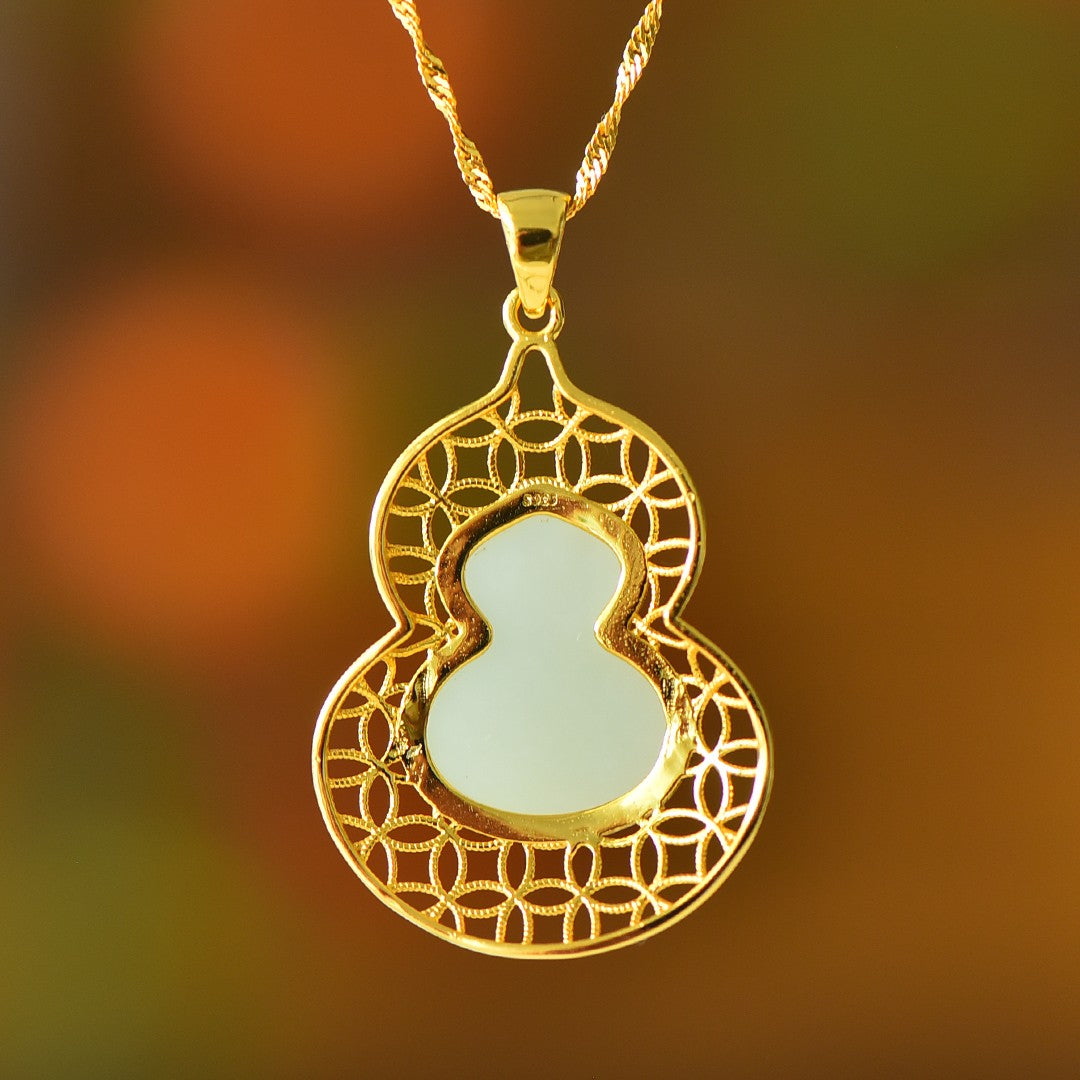 S925_Sterling_Silver_Hetian_Jade_Pendant_Gourd_2