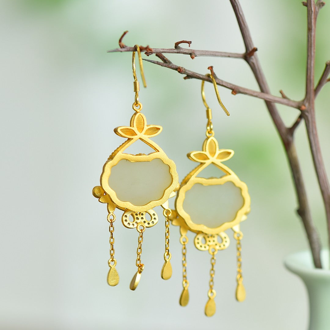 925_Silver_Nephrite_Earrings_Exquisite_Fine_Texture