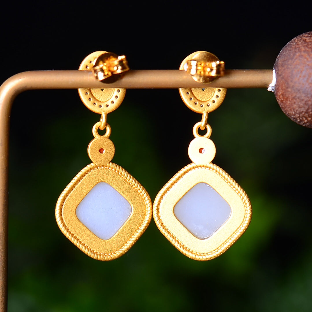 925_Silver_Best_Seller_Nephrite_Earrings_Exquisite