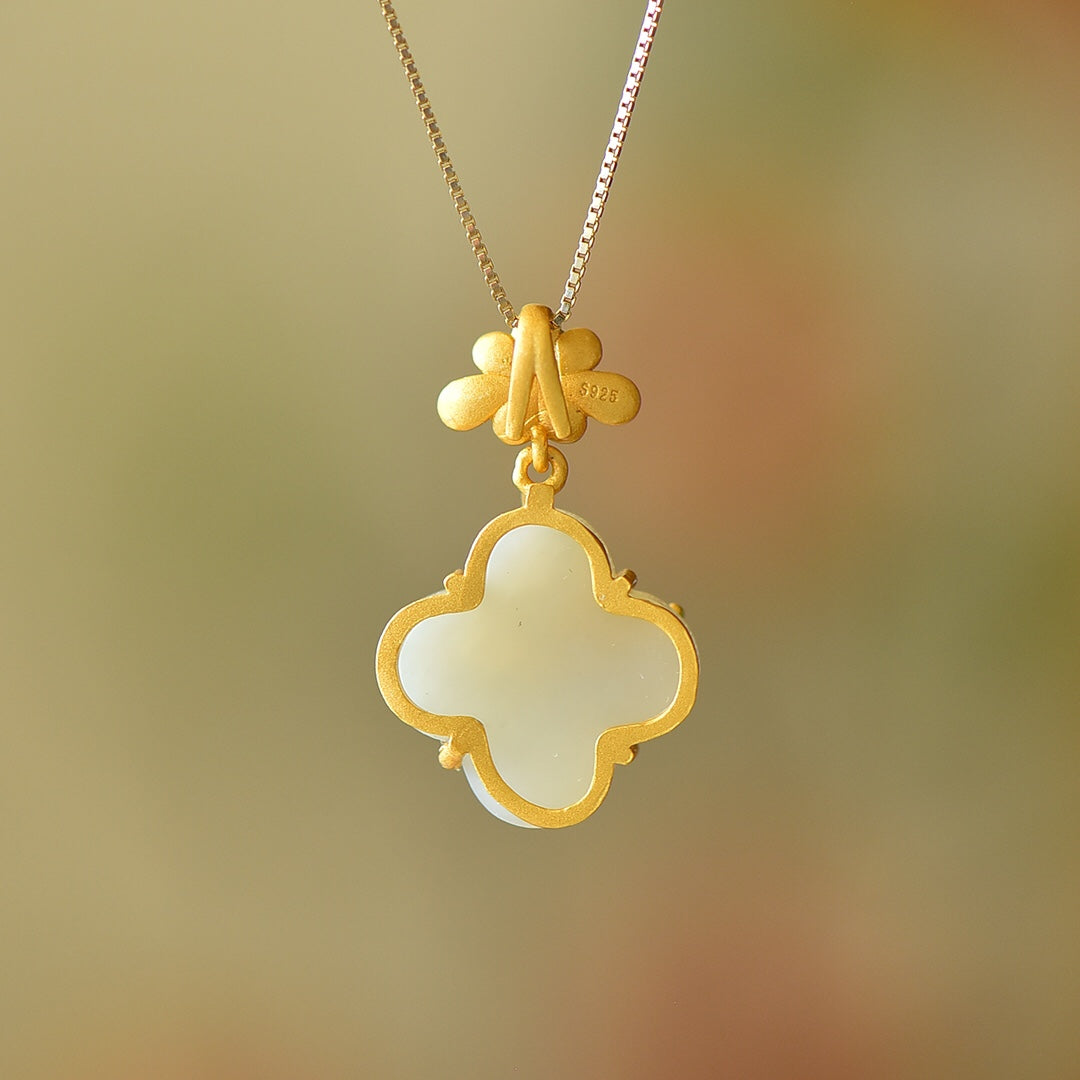 S925_Sterling_Silver_Hetian_Jade_Pendant_Clover_7
