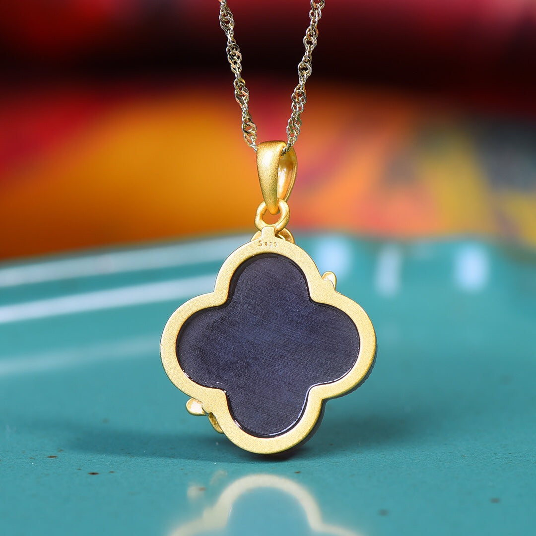 S925_Sterling_Silver_Hetian_Jade_Pendant_Clover_8