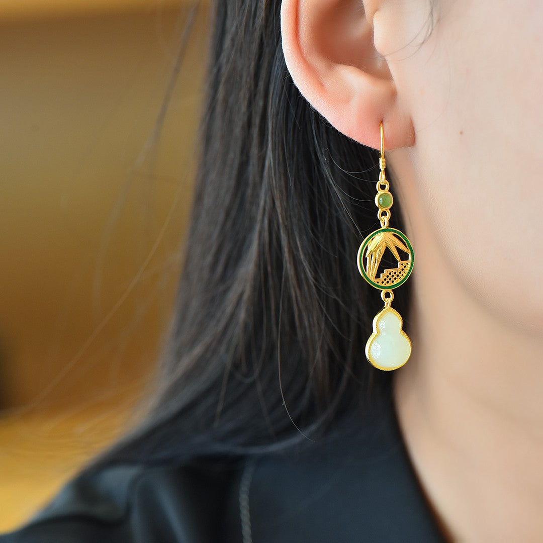925_Silver_Best_Seller_Earrings_Nephrite_Earrings