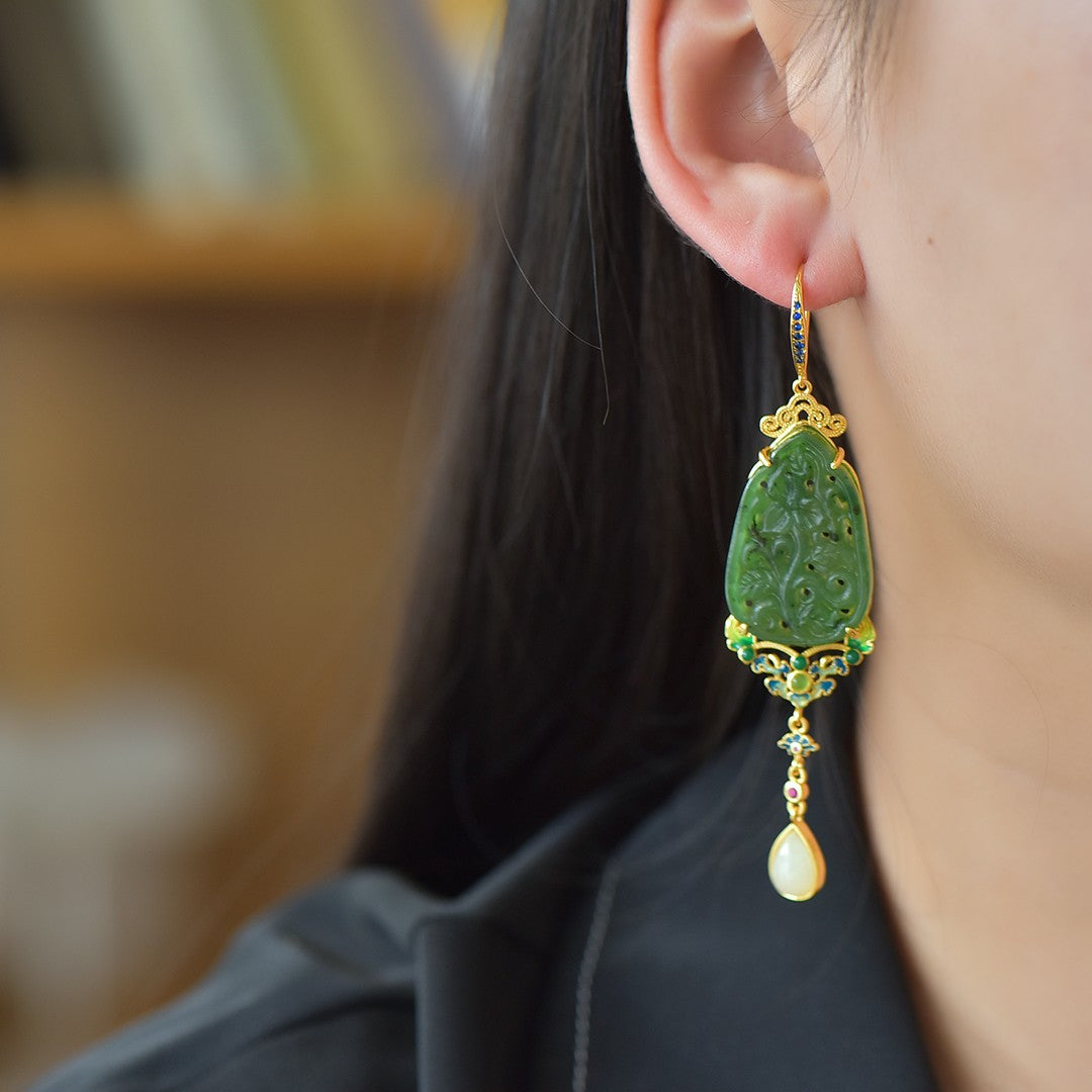 925_Silver_Nephrite_Green_Jade_Earrings_114