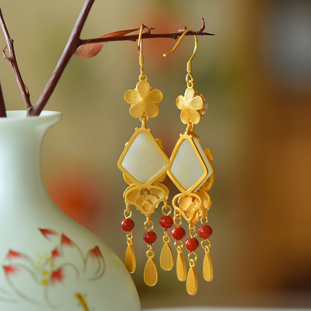 925_Silver_Best_Seller_Nephrite_Earrings_Fashion