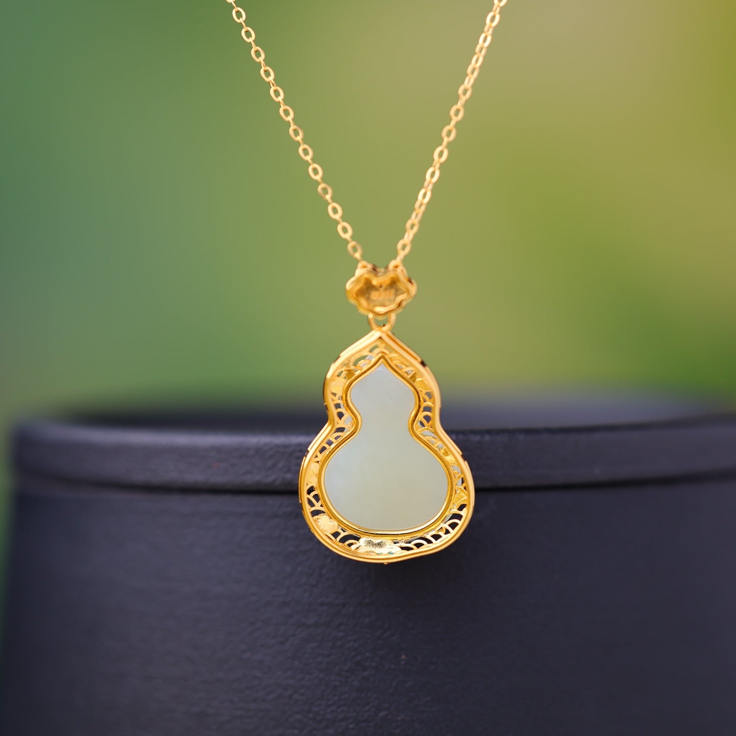 S925_Sterling_Silver_Hetian_Jade_Ruyi_Pendant_Gourd