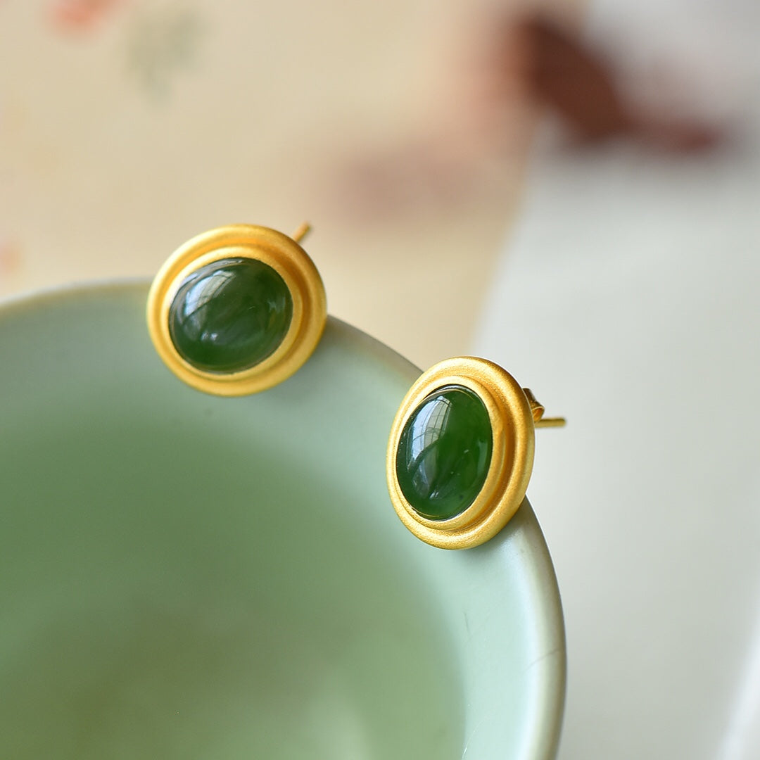 925_Inlaid_Nephrite_Green_Jade_Earrings_Fashion