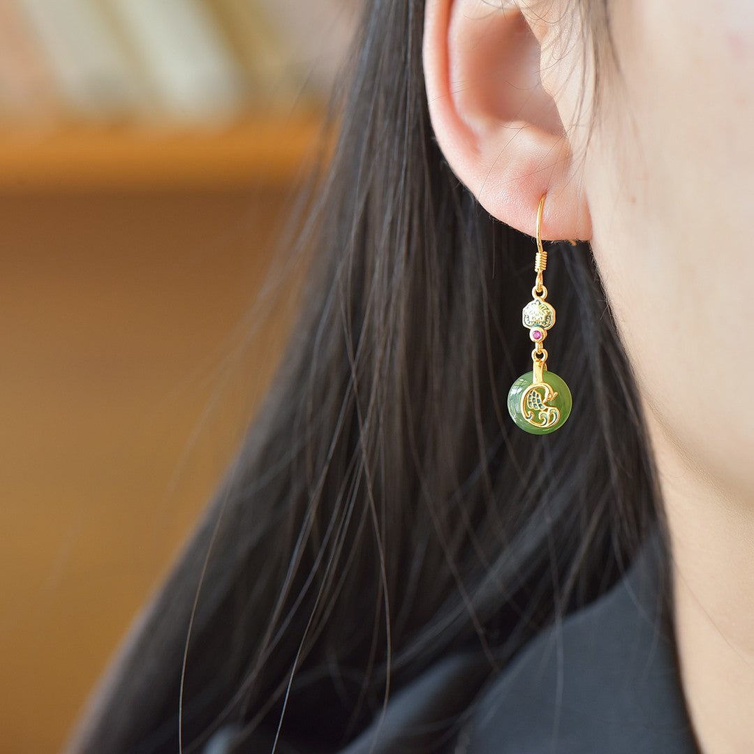 925_Silver_Nephrite_Green_Jade_Donut_Earrings_125