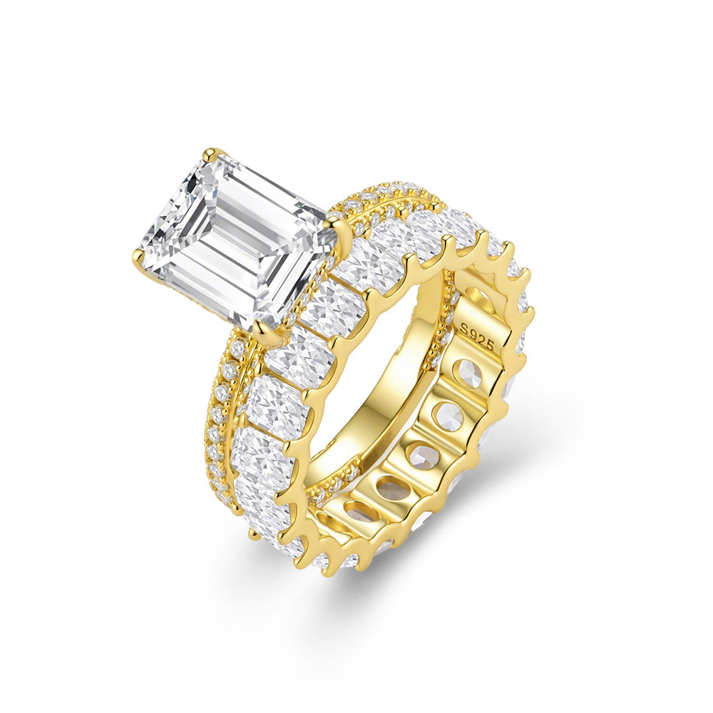 S925 Flawless 5A CZ Solitaire Ring | Exceptional Fire & Brilliance Premium Jewelry