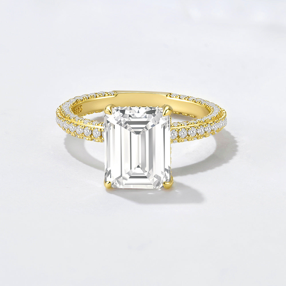 S925 Flawless 5A CZ Solitaire Ring | Exceptional Fire & Brilliance Premium Jewelry