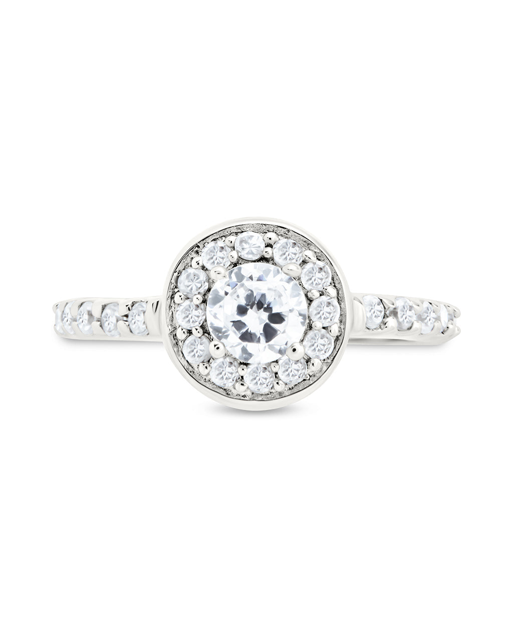 Sterling Silver Heidi's Brilliant Diamond Cubic Zirconia Ring
