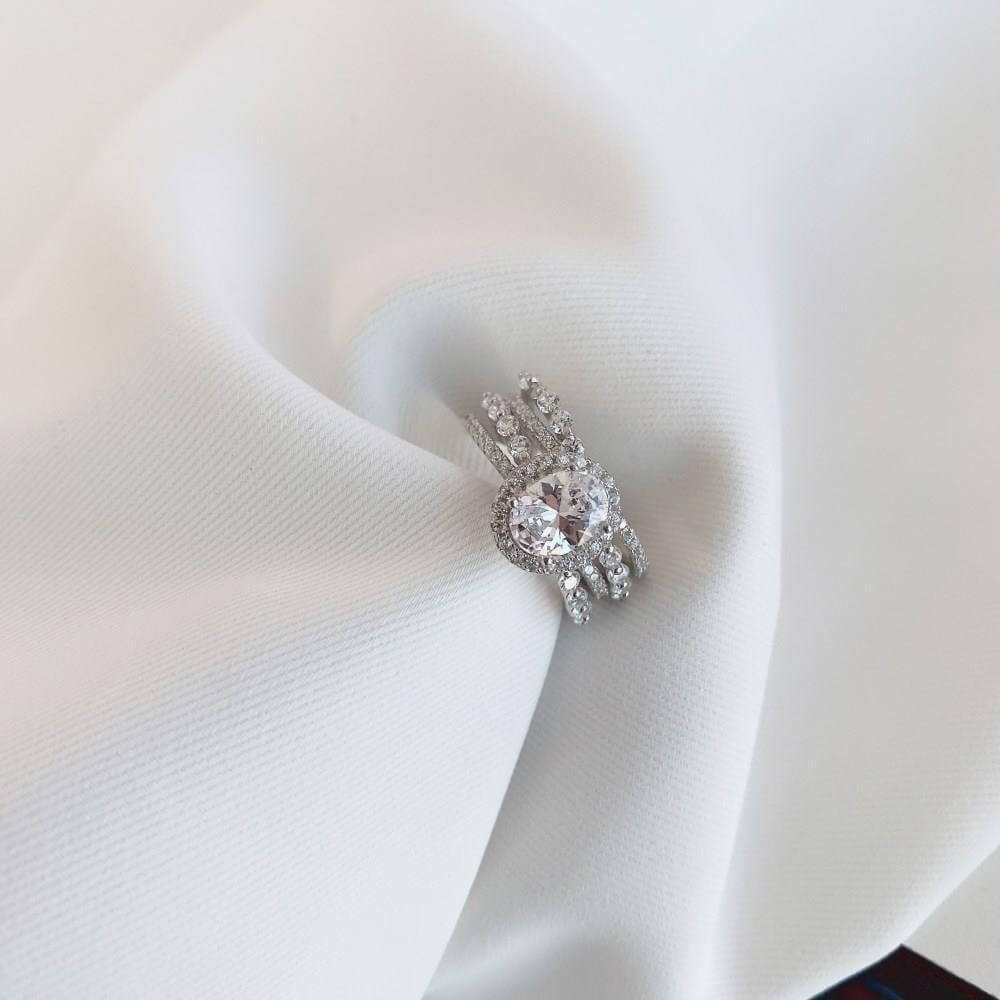 S925 Silver 1.5ct Pear-Shaped Moissanite Ring for Women | Elegant Luxury Silver Jewelry | Timeless Engagement or Gift Idea