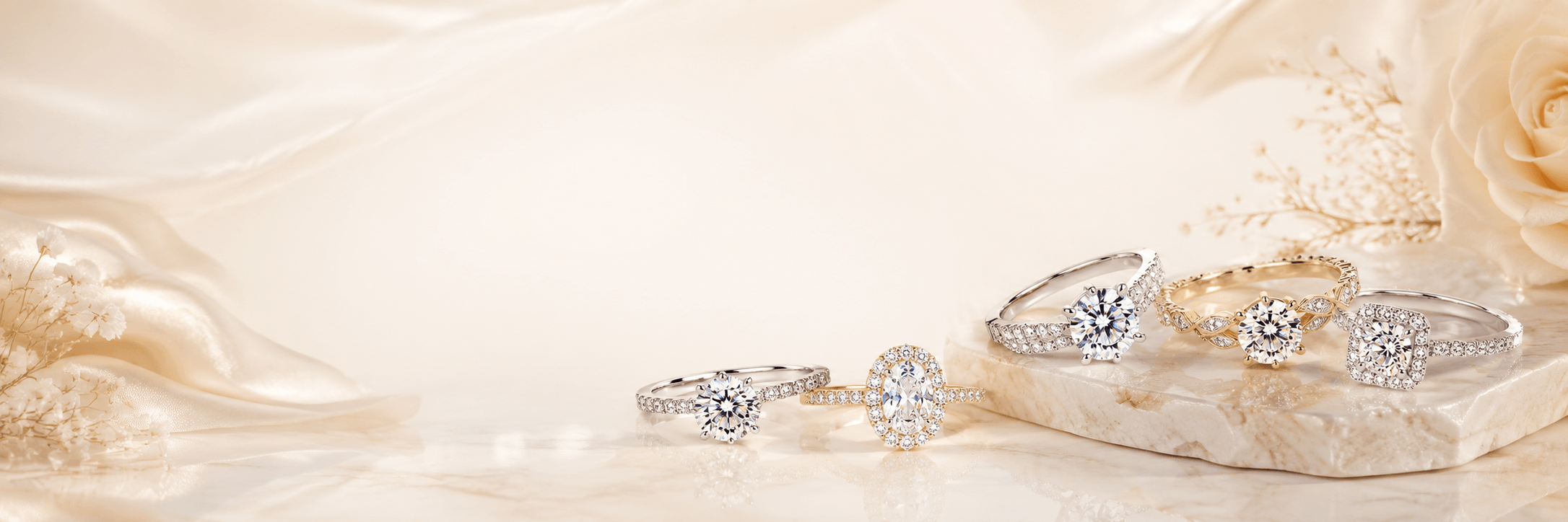 Moissanite Rings