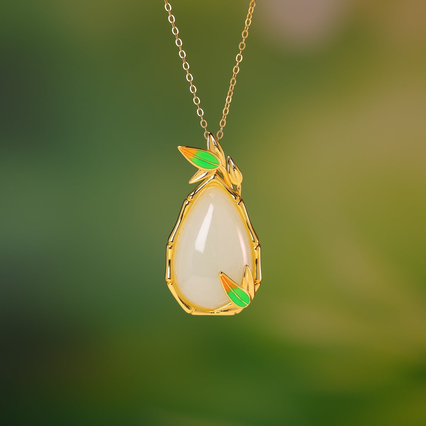 S925_Sterling_Silver_Hetian_Jade_Pendant_Bamboo_1