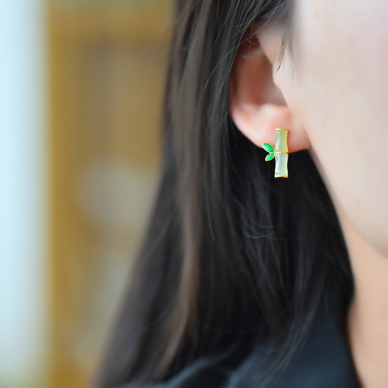 925_Silver_Nephrite_Earrings_Simple_With_Certificate_59