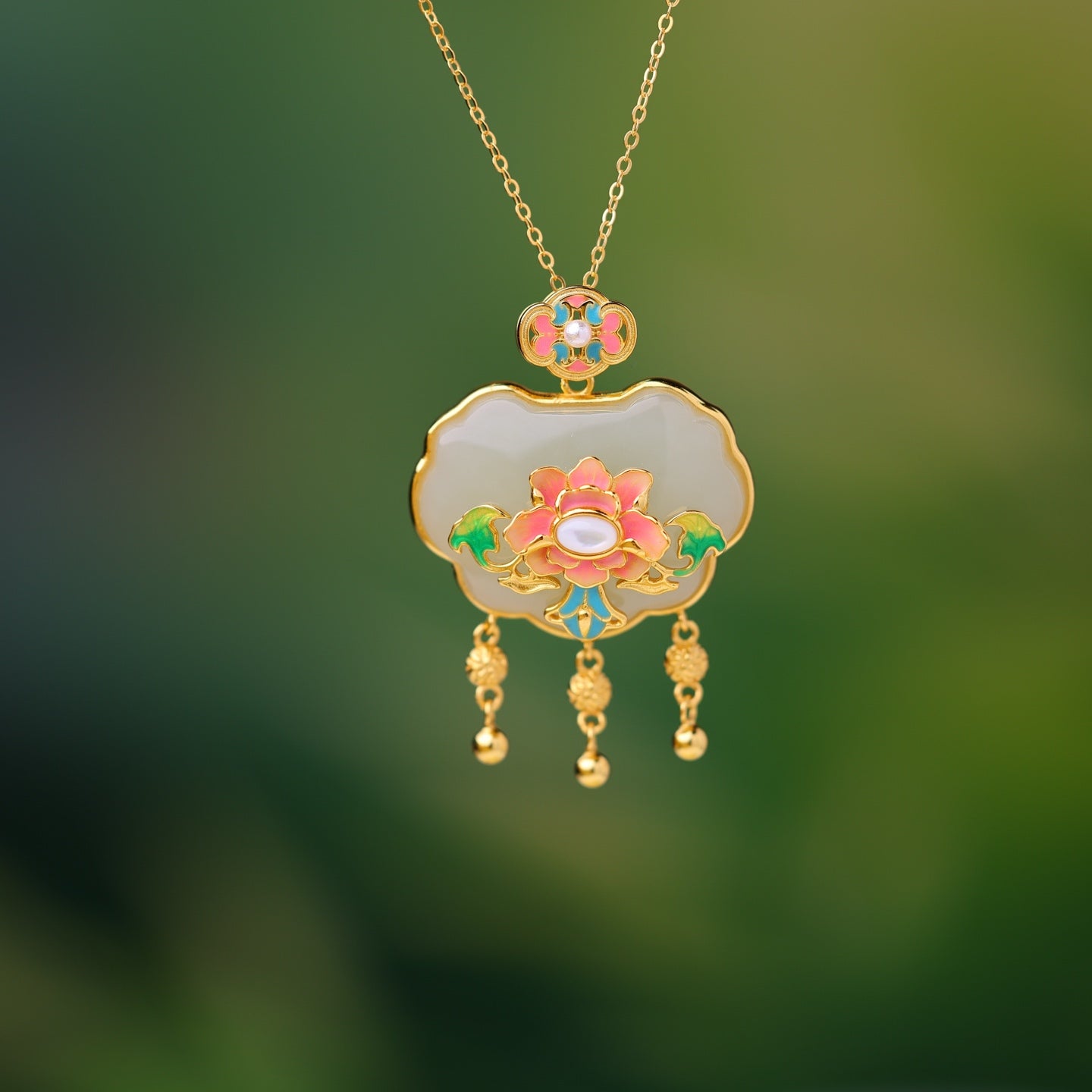 S925_Sterling_Silver_Hetian_Jade_Ruyi_Lock_Ruyi_Pendant_Lotus_1