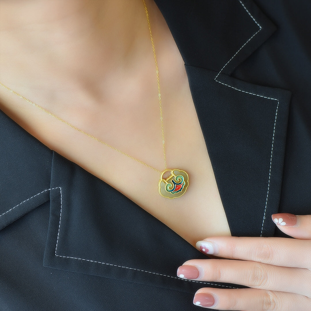 S925_Sterling_Silver_Hetian_Jade_Ruyi_Lock_Ruyi_Pendant_6