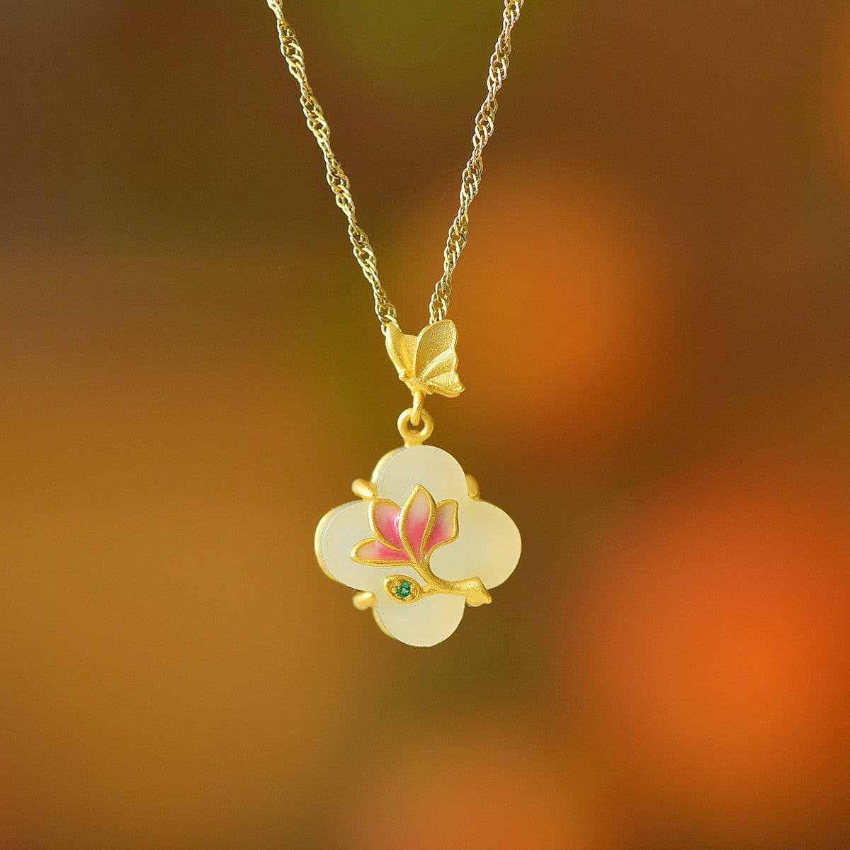 S925_Sterling_Silver_Hetian_Jade_Pendant_Clover_1