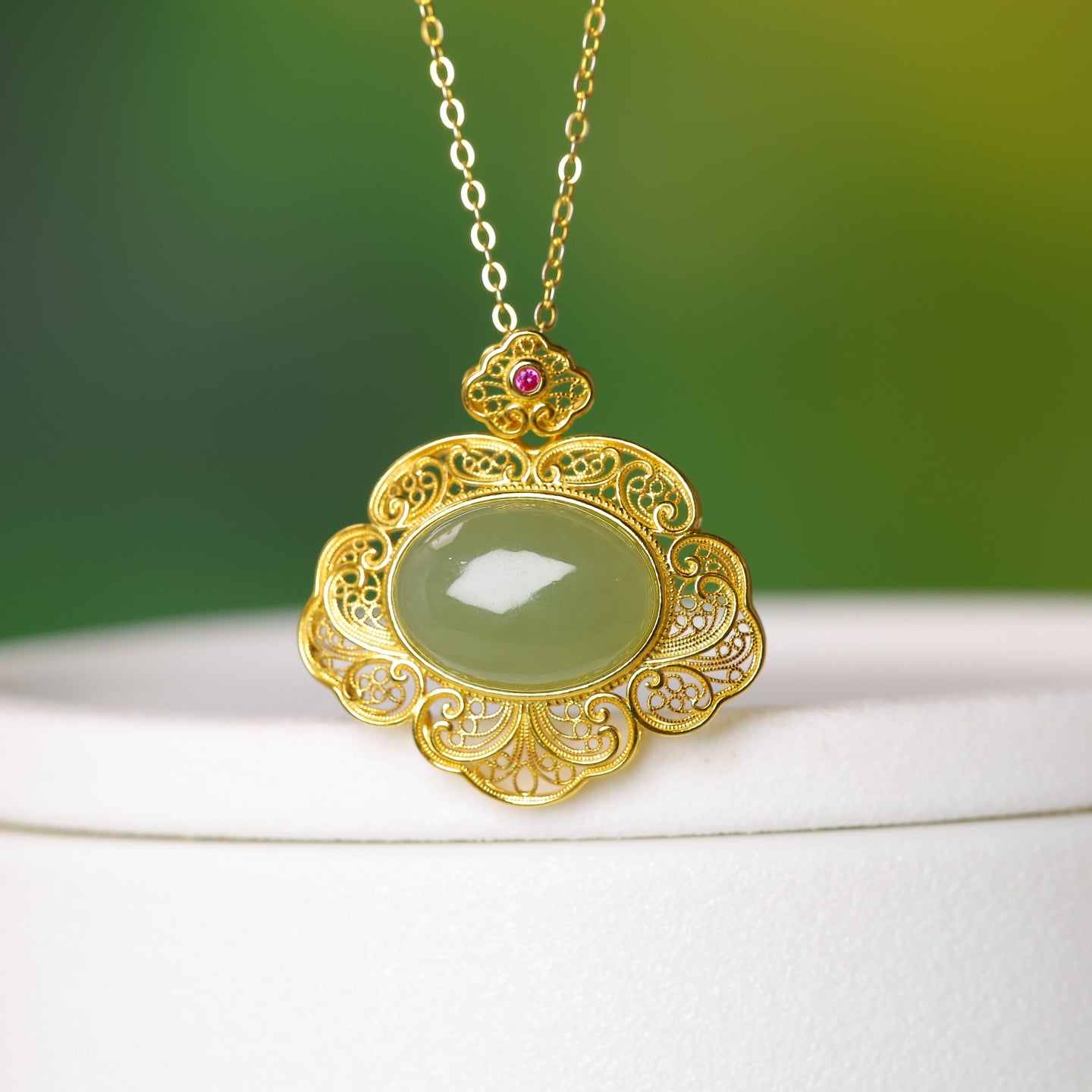 S925_Sterling_Silver_Hetian_Jade_Qinghai_Material_Ruyi_Lock_Ruyi_Pendant_1