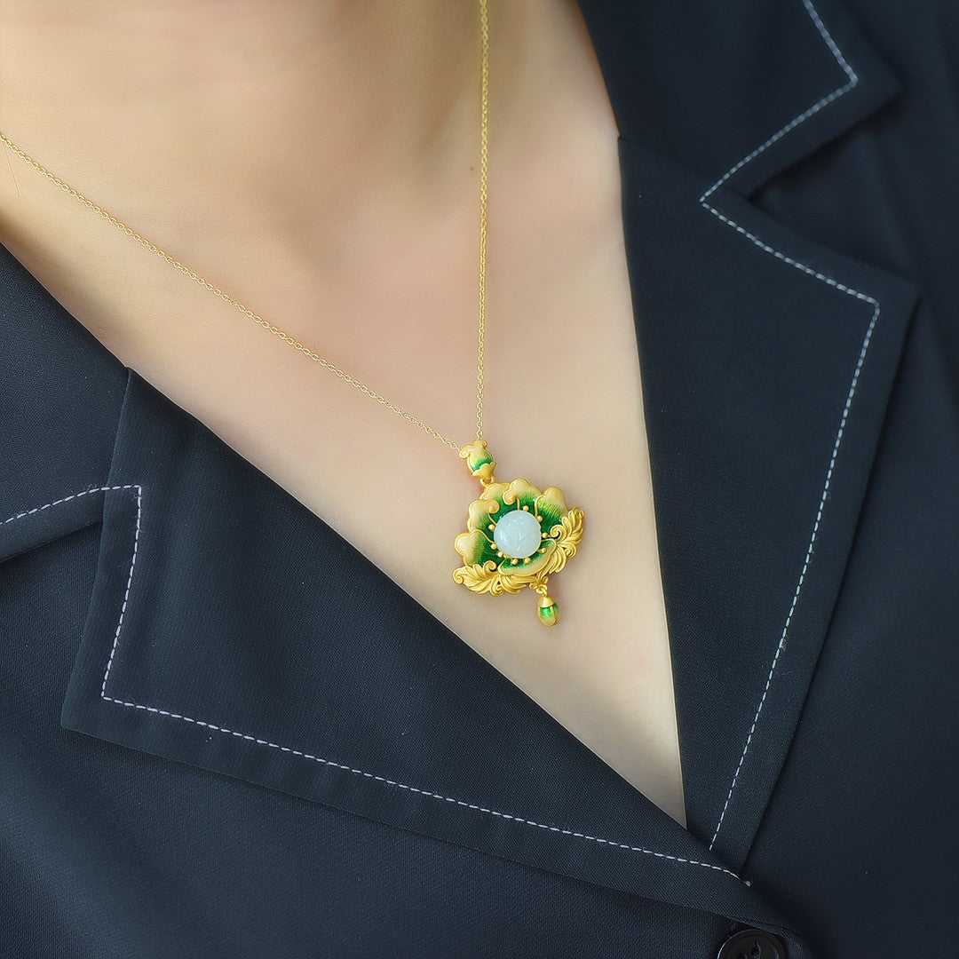 S925_Sterling_Silver_Hetian_Jade_Pendant_Lotus_6
