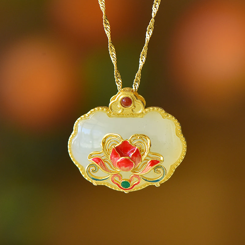 S925_Sterling_Silver_Hetian_Jade_Ruyi_Lock_Ruyi_Pendant_15