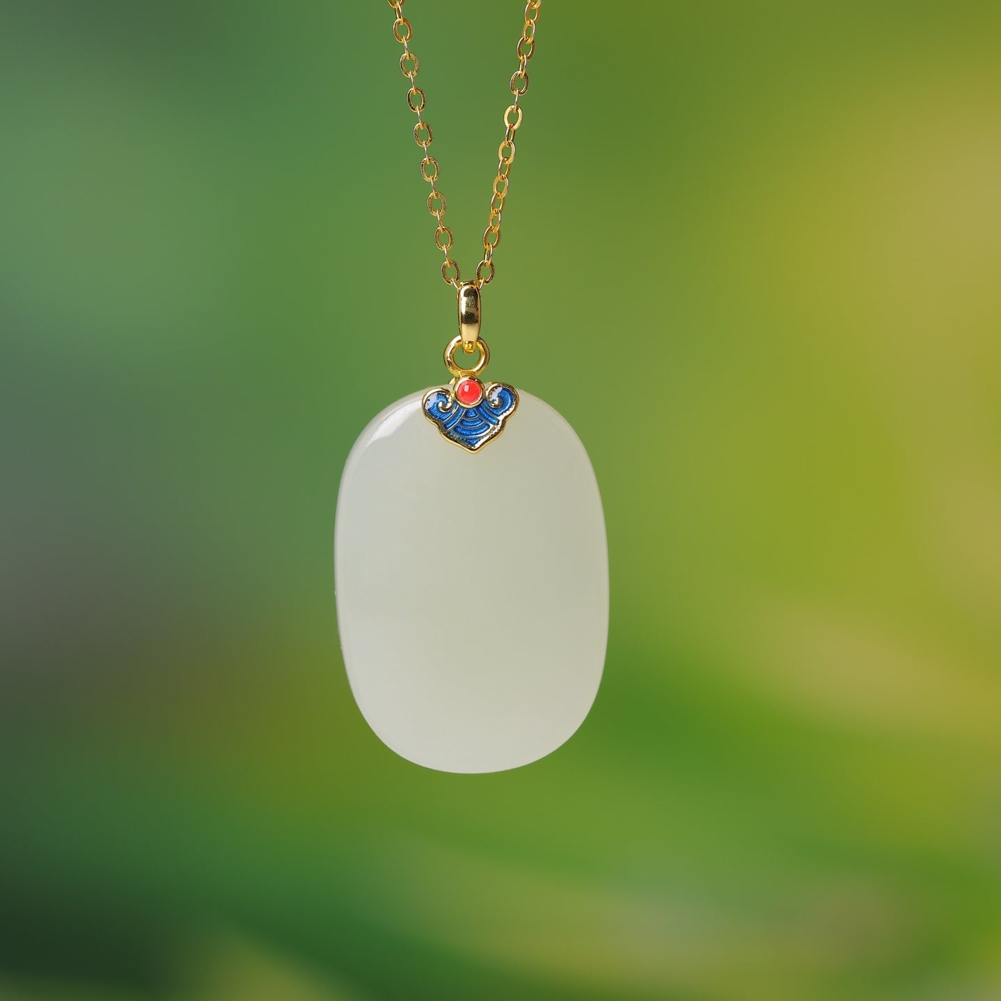S925_Sterling_Silver_Hetian_Jade_Qinghai_Material_Ruyi_Pendant_2