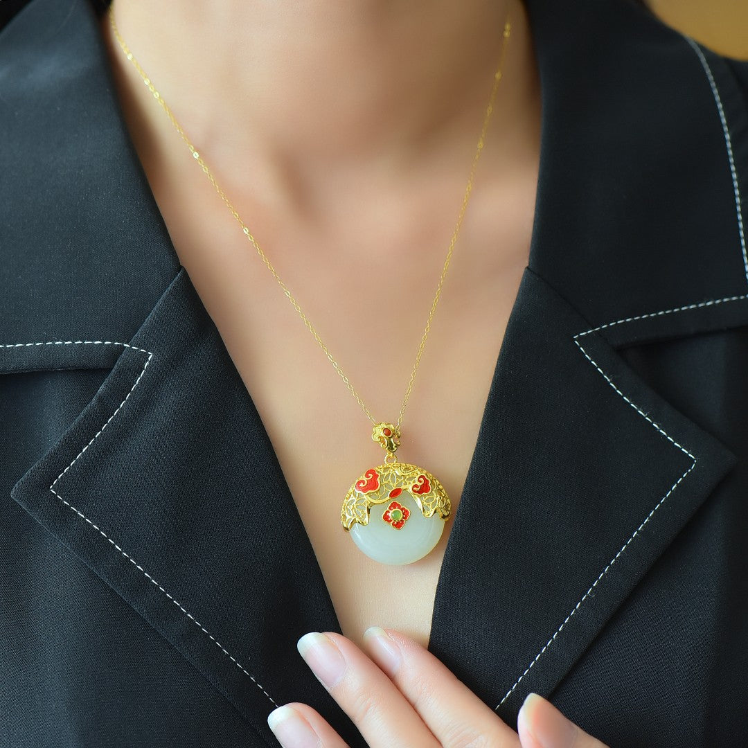 S925_Sterling_Silver_Hetian_Jade_Hetian_Jasper_Ruyi_Pendant_Ping_An_Kou_Auspicious_Cloud