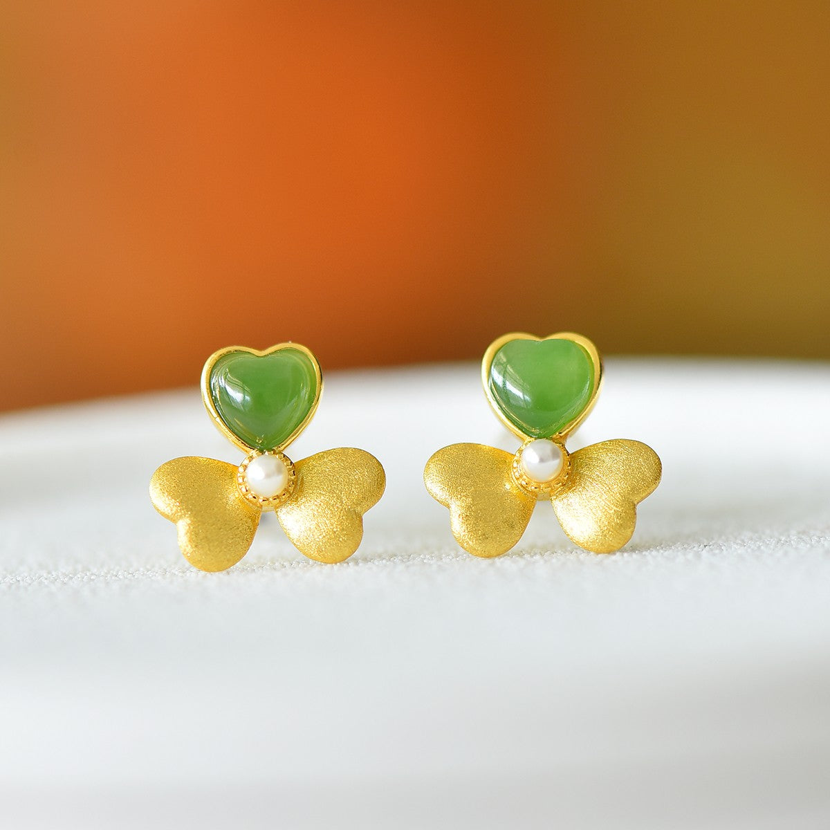 925_Silver_Nephrite_Earrings_Fine_Texture_With_Certificate_151