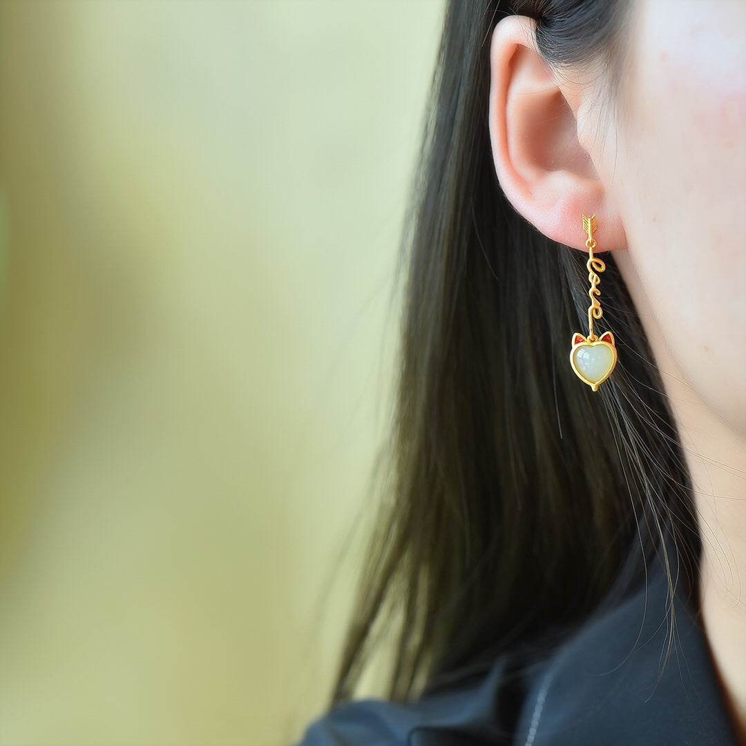 925_Silver_Yt_Nephrite_Earrings_Fine_Texture_Exquisite