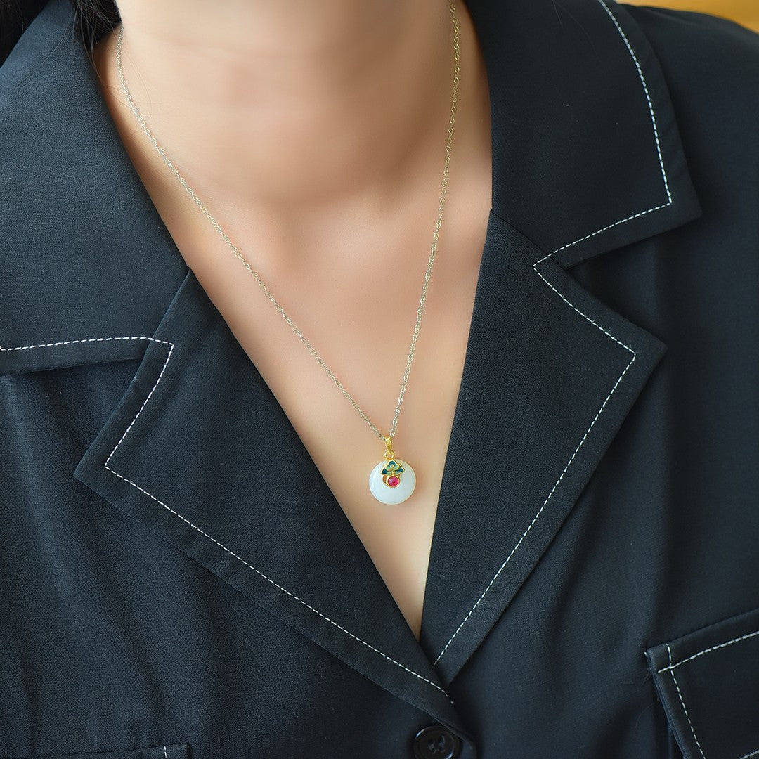S925_Sterling_Silver_Hetian_Jade_Pendant_Ping_An_Kou_Auspicious_Cloud_3